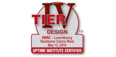 EBRC is certified Tier IV Design for its Luxembourg Resilience Centre West
